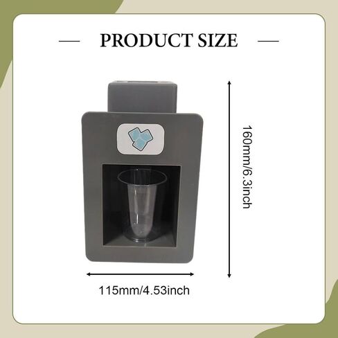 Qianly Pretend Play Ice Maker Toy with Fake Cubes Simulated Ice Dispenser Develop Motor Skill Improve Hand Eye Coordination Activity in Kuwait