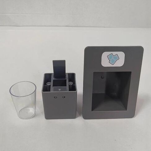 Qianly Pretend Play Ice Maker Toy with Fake Cubes Simulated Ice Dispenser Develop Motor Skill Improve Hand Eye Coordination Activity in Kuwait