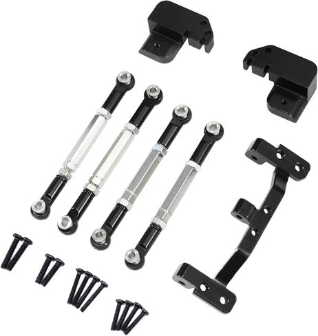Keeda Rear Axle Leaf Spring Upgrade Four-Link Bracket Kit for 1/12 MN82 MN82S MN82PRO MN82T RC Cars, Upgrade Kit for 1/12 MN82 LC79 RC Cars (Red) in Saudi Arabia