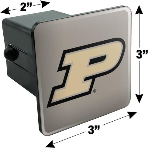 GRAPHICS & MORE Purdue Boilermakers Logo Secondary Tow Trailer Hitch Cover Plug Insert in Saudi Arabia