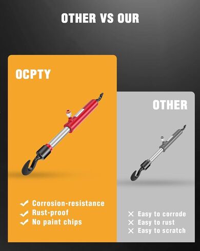 OCPTY 10 طن 26 بوصة كبش سحب هيدروليكي طويل للخلف لآلة إطار الطاقة بورتا أدوات إطار متجر الجسم خطاف دوار لآلة إطار الطاقة in Kuwait