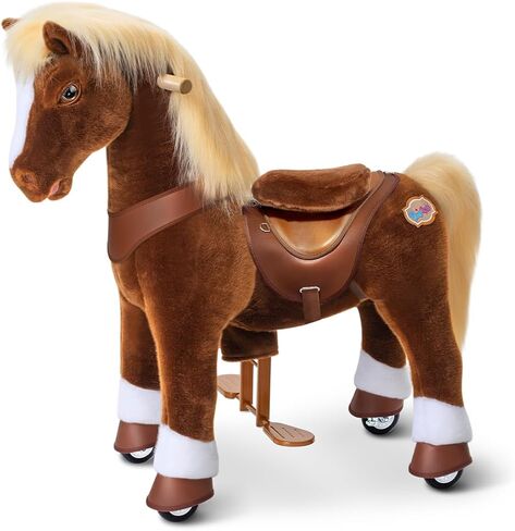 ركوب PonyCycle على الحصان للأطفال الصغار 2-5 حجم 3 ركوب يونيكورن الوردي على اللعب ركوب المهر دورة ركوب الخيل يونيكورن لعبة ركوب الخيل على عجلات مع أصوات الموسيقى هدايا عيد الميلاد، في الهواء الطلق داخلي Ux302. in Saudi Arabia