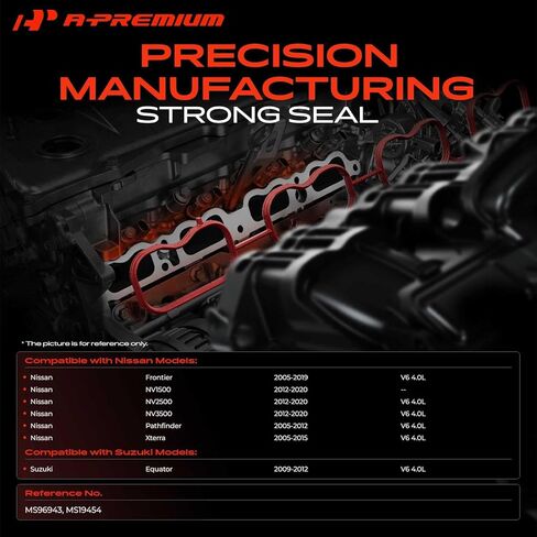 مجموعة حشية حقن الوقود العلوي A-Premium متوافقة مع Acura، Honda - TL 2004-2006، Accord 2003-2007، Odyssey 2005-2010 - لـ V6 3.0L، 3.2L، 3.5L in Kuwait