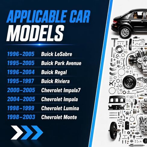مجموعات حشية المنوع MS95812 مناسبة لـ 2005-2009 لـ Buick for Lacrosse 3.8L 1996-2005 لـ Buick for Lesabre 3.8L 2006-2008 لـ Buick for Lucerne 3.8L in Kuwait