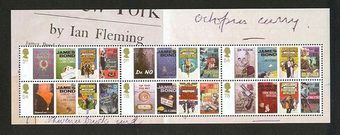 طوابع بريدية صغيرة الحجم من Royal Mail مصنوعة من أجل جيمس بوند 007 in Kuwait