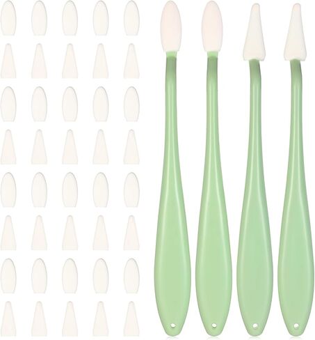 4 Pcs Paper Art Blending Blenders Stumps with 40 Replacement Sponge Wipes, Sketch Trimmer Erase Sponge Wiper with 2 Head Types for Highlighting Shadowing and Correcting Drawing in Kuwait