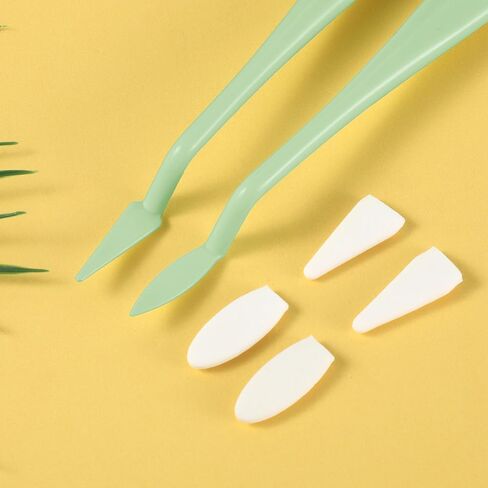 4 Pcs Paper Art Blending Blenders Stumps with 40 Replacement Sponge Wipes, Sketch Trimmer Erase Sponge Wiper with 2 Head Types for Highlighting Shadowing and Correcting Drawing in Kuwait