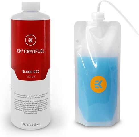 EKWB EK-CryoFuel Premix PC Coolant and EK-Loop Foldable Filling Bottle, 1000mL, Clear in Saudi Arabia