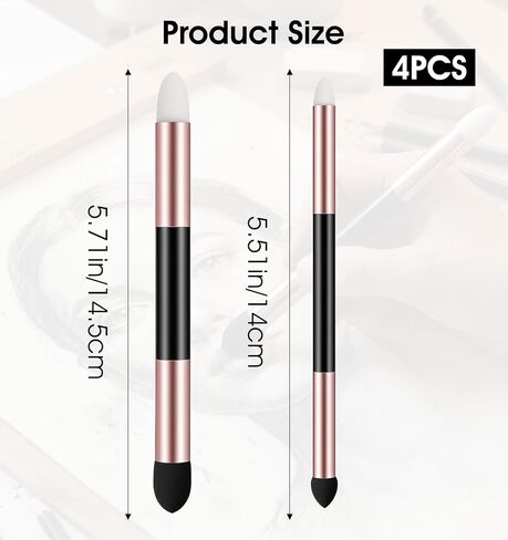 4 Pcs Oil Pastel Blender, Dual-Tip Oil Pastel Blending Tools, Sketch Drawing, Lightening & Highlight in Kuwait