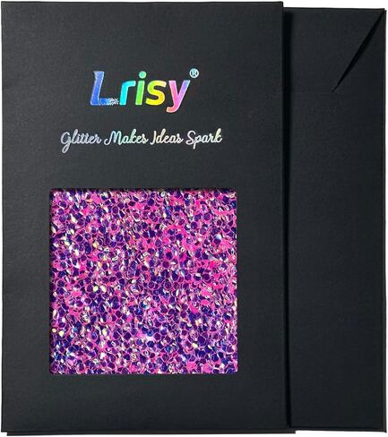 Lrisy Sky Blue نصف شفاف 1/24 بوصة 0.040 بوصة 1 مم جليتر فقاعات ثلاثي الأبعاد للراتنج والحرف اليدوية 57 جم / 2 أونصة - جليتر شفاف قزحي الألوان للفن والمجوهرات والأظافر وديكورات الحفلات والعطلات in Kuwait
