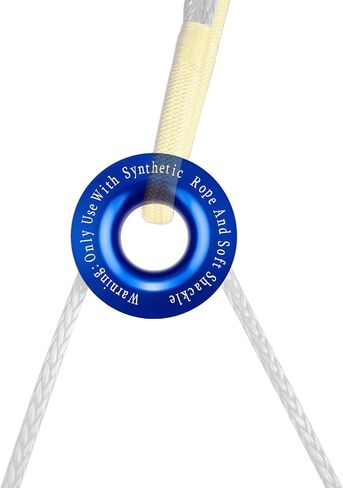 Universal Winch Snatch Recovery Ring,Aluminum Alloy 66000 LBS Snatch Block Ring for ATV UTV SUV Truck Off-Road Vehicle in Kuwait