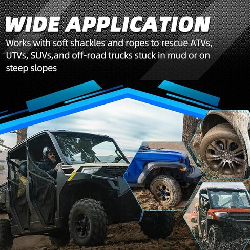 Universal Winch Snatch Recovery Ring,Aluminum Alloy 66000 LBS Snatch Block Ring for ATV UTV SUV Truck Off-Road Vehicle in Kuwait