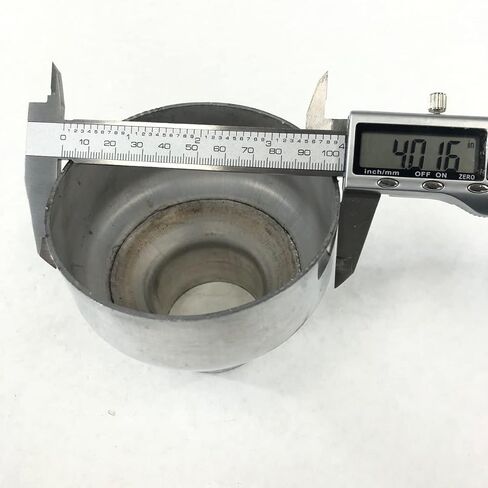 Universal Reducer 4" O.D. to 2" O.D., 3.5" Length, made of Aluminum in Kuwait