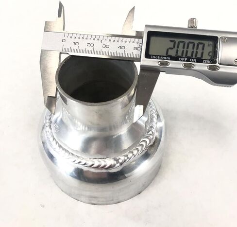 Universal Reducer 4" O.D. to 2" O.D., 3.5" Length, made of Aluminum in Kuwait
