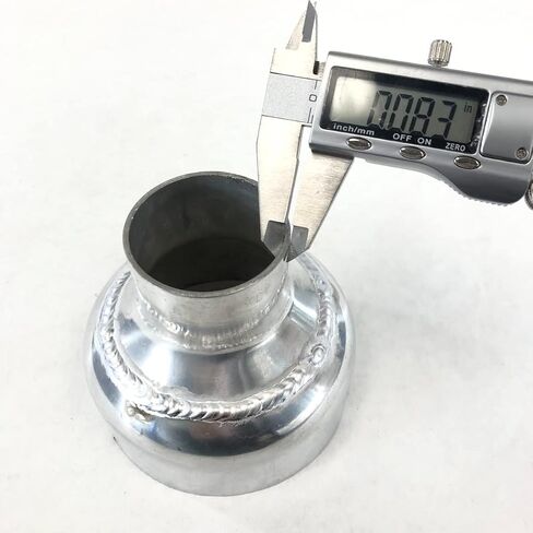 Universal Reducer 4" O.D. to 2" O.D., 3.5" Length, made of Aluminum in Kuwait