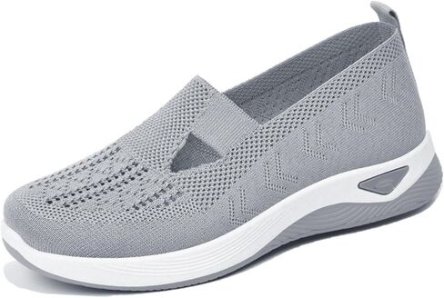 Women's woven orthopedic breathable soft shoes arch support, diabetes foam shoes walking anti-skid sports shoes in Saudi Arabia