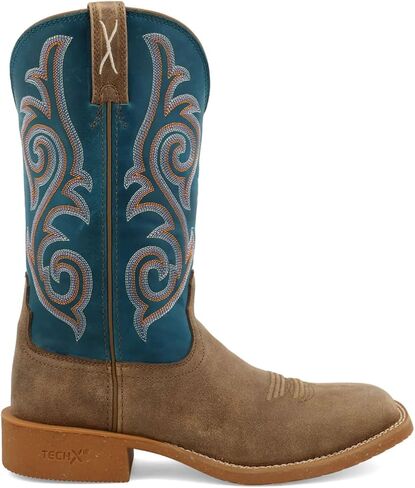 Twisted X Women's 11" Tech X™ Boot, Color: Bomber & Stormy Blue, Size: 11, Width: B (WXTR001-B-11) in Kuwait