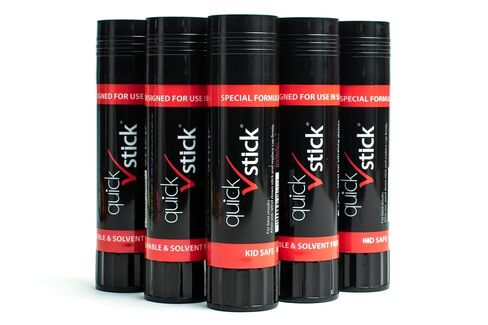 Glue Stick Original 20g, Pack of 5 Glue Sticks, Quality Adhesive Gluestick, Ideal for School, Scrapbooking & Office supplies - Strong-hold for Paper, Card, Textiles, Crafting Glues, Homesc in Kuwait