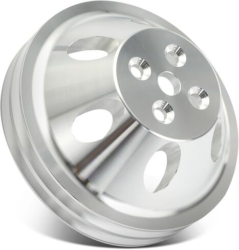 A-Premium 5/8" Double-Groove Short Water Pump SWP Pulley Compatible with 1955-1968 Chevrolet Small Block SBC V8 Gen.I in Kuwait