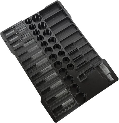منظم إدراج متوافق مع Low Profile Milwaukee Packout (48-22-8436) و3/8" Shockwave Impact مجموعة مقابس مكونة من 43 قطعة (49-66-7009) إدراج فقط in Kuwait