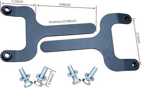 Replacement Black 1082 Rear Bar Pin Flag Nut-Fix Rear Upper Shock Mount Kit Compatible With 1984-2001 XJ-1082 2WD 4WD(2 Set) in Kuwait