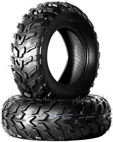22x7-11 ATV/UTV Tires, 22x7x11 All-Terrain Mud & Trail Tires, 6PR Tubeless, Puncture Resistant, Directional Tread, Set of 2 in Kuwait