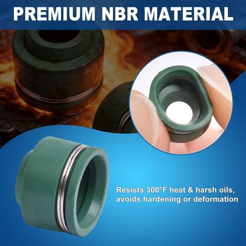 16pcs Valve Stem Seals for Honda CRF250 CRF250R CRF250X CRF250F CRF150F CRF250RX CBX250 CB250 XR250R XR250 XRE300 CB300R CB750 CG150 CG160 NXR160 in Kuwait