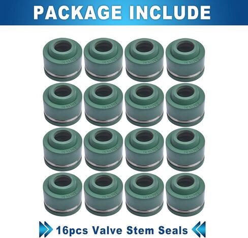 16pcs Valve Stem Seals for Honda CRF250 CRF250R CRF250X CRF250F CRF150F CRF250RX CBX250 CB250 XR250R XR250 XRE300 CB300R CB750 CG150 CG160 NXR160 in Kuwait
