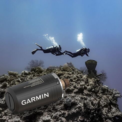 كمبيوتر الغوص Garmin Descent Mk3i مقاس 51 مم - حزمة شريط سيليكون أسود/تيتانيوم مع جهاز إرسال واستقبال ضغط خزان Descent T2، واتصال سونار بالموجات الفرعية، وتكامل الهواء + المزيد in Kuwait