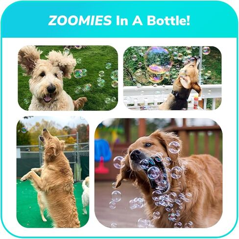 BubbleLick Peanut Butter Flavored Bubbles 4 Pack for Dogs USA Made for Groomers Daycare in Kuwait