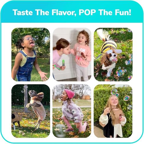 BubbleLick Peanut Butter Flavored Bubbles 4 Pack for Dogs USA Made for Groomers Daycare in Kuwait