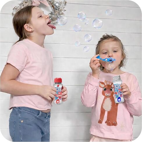 Bubble Lick ICEE Flavored Bubbles 4 Pack Red Cherry Blue Raspberry for Kids Families USA Made in Kuwait