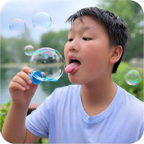 Bubble Lick ICEE Flavored Bubbles 4 Pack Red Cherry Blue Raspberry for Kids Families USA Made in Kuwait
