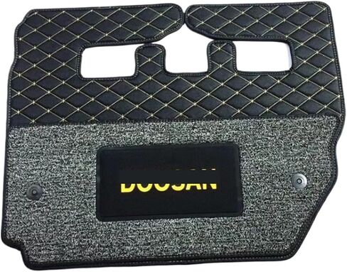 حفارة مناسبة لـ Daewoo DX55/60/75/150/220/225/260-7-9 أجزاء حفار أرضية مطاطية لأرضية الكابينة (أسود) in Kuwait