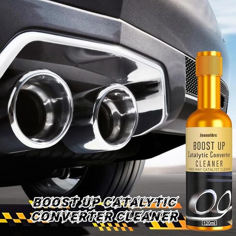 JoanofArc Catalytic Converter Cleaner - 2Pcs Fuel System Treatment to Pass Emissions Test, Restore Engine Performance & Remove Carbon Deposits for Gas/Diesel Cars in Kuwait