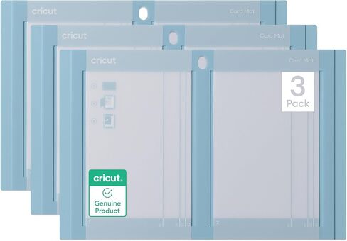 Cricut 2 Card Mat (3 ct), 13 in x 8.6 in (33 cm x 21.9 cm) - Mat for Custom Birthday Cards, Thank You Cards, & More - Reusable - Works with Cricut Explore 5 Machine in Kuwait