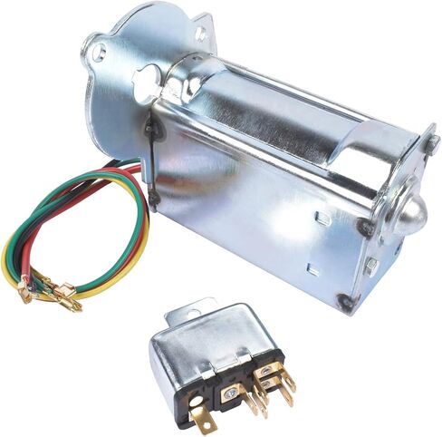 Convertible Top Electric Motor & Relay Replacement for Cadillac Eldorado Biarritz 1971-1976 Chevy Impala Caprice Olds Delta 88 71-75 22049793 9875101 in Kuwait
