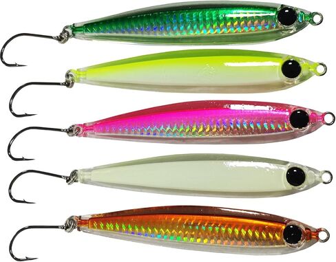 5 Pieces Epoxy Resin Fishing Jig Lure Great for Inshore and Offshore Game Fish in Saudi Arabia