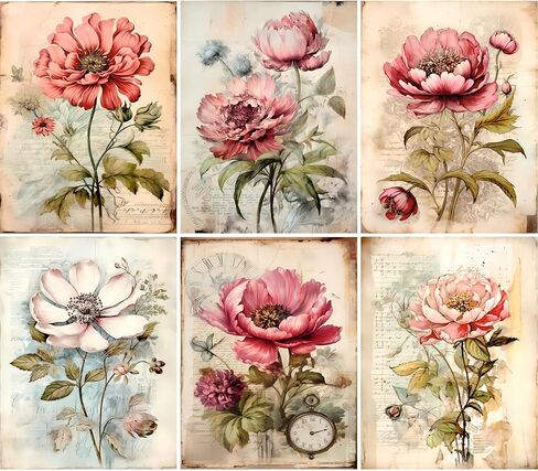 Vintage Kitchen Rice Papers, 8 x 10.5 inch – Decoupage Paper Design for Furniture, Mixed Media, Cards & Crafts, Decoupage by CRAFT KREATIVELY in Saudi Arabia