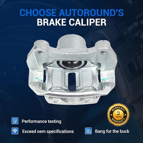 Autoround 18B5270 18B5271 Front Brake Calipers w/Bracket Fit for 2010-2020 Chevy Equinox/Impala/Malibu, GMC Terrain, Cadillac ELR, Buick Allure/Cascada/LaCrosse/Regal, Driver Passenger Side in Kuwait
