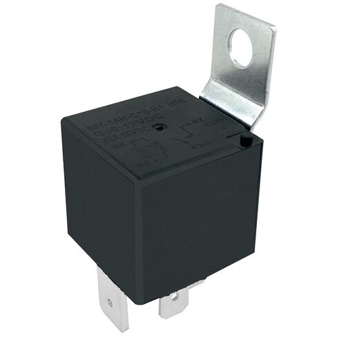 897-1AH-C1S-R1 U06 12V 4-Pin 70A مرحل سيارات عالي التيار (عبوة من قطعتين) بديل لـ Polaris Bobcat UV34 UTV، مرحل SPST للخدمة الشاقة عادة مفتوح مع دعامة معدنية، يستبدل 8971AHC1SR1U06 in Kuwait