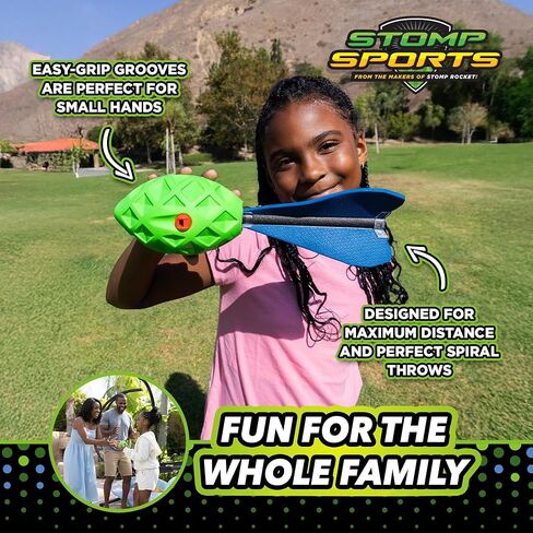 Stomp Rocket XL LED Whistle Missile - Whistling Foam Football with Tail - Fun Backyard Outdoor & Indoor Kids Toys Gifts for Boys & Girls - Sports Play Toys for Ages 3+ in Kuwait