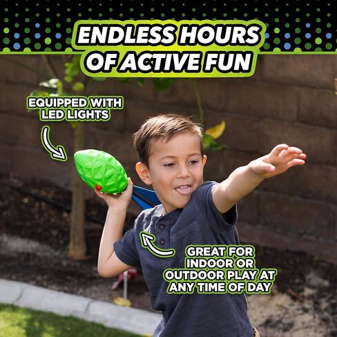 Stomp Rocket XL LED Whistle Missile - Whistling Foam Football with Tail - Fun Backyard Outdoor & Indoor Kids Toys Gifts for Boys & Girls - Sports Play Toys for Ages 3+ in Kuwait