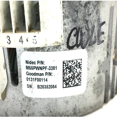 Replacement for SELECTECH M55PWNPF-3381 ECM Module ONLY 1HP 120V 0131F00114 CWLE Used #W676 Compatible with M55PWNPF-3381. in Kuwait