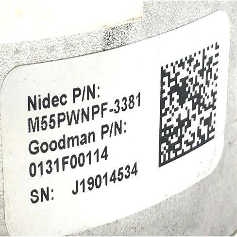 بديل لوحدة SELECTECH M55PWNPF-3381 ECM فقط 1HP 120V 0131F00114 CWLE مستعملة #W467 متوافقة مع M55PWNPF-3381. in Kuwait