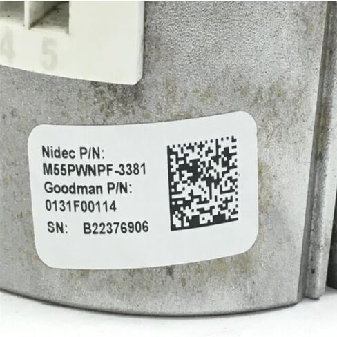 Replacement for SELECTECH M55PWNPF-3381 ECM Module ONLY 1HP 120V 0131F00114 CWLE Used #Z227 Compatible with M55PWNPF-3381. in Kuwait