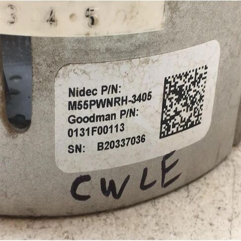 Replacement for NIDEC M55PWNRH-3405 Programmable ECM Module ONLY 0131F00113 V573 CWLE Used W555A #Used #Tested in Kuwait