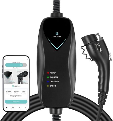 Lectron Bundle - NACS to CCS Electric Vehicle Adapter with Interlock (500A/1,000V) Compatible with Tesla Superchargers & Level 1 J1772 Charger (WiFi Version) 120V, 15 Amp, NEMA 5-15 Plug for J1772 Evs in Kuwait