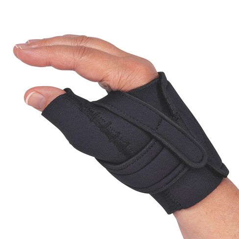 Comfort Cool Thumb CMC Restriction Splint, Provides Direct Support For The Thumb CMC Joint While Allowing Full Finger Function, Right Hand, Medium in Saudi Arabia