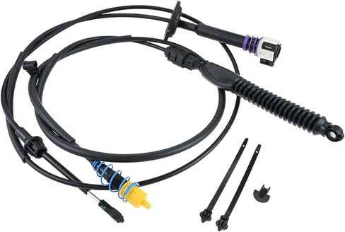 كابل Gohantee Gear Shifter 12477640 كابل التحكم في ناقل الحركة الأوتوماتيكي متوافق مع شيفروليه سيلفرادو 1500 2500 3500 GMC Sierra 1500 2500 3500 Classic 1999-2007 (قطعتان) in Kuwait